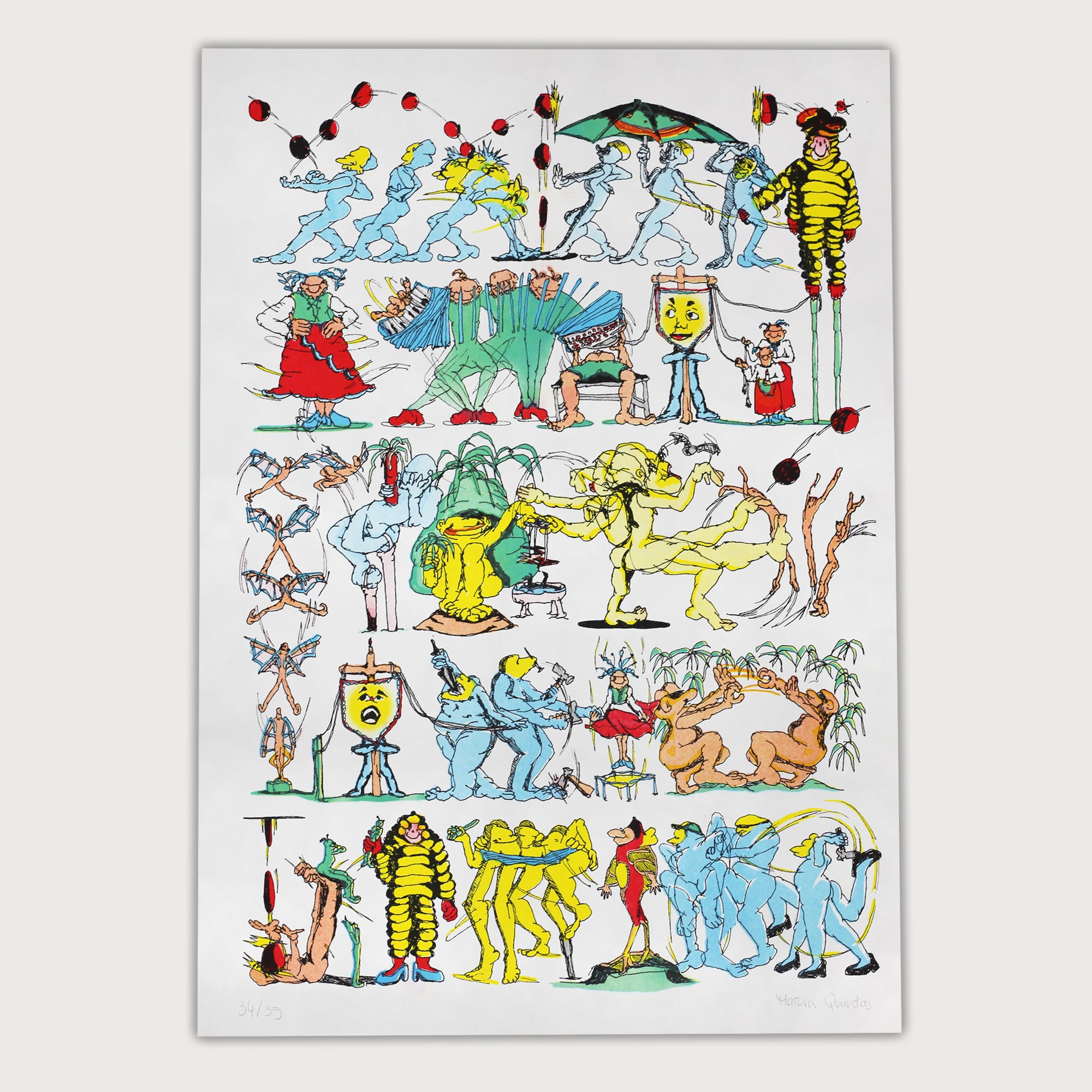 Comix Risograph Print